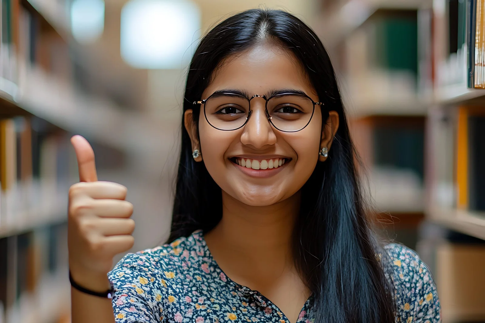 happy indian college girl showing approval gesture scaled e1772687796554